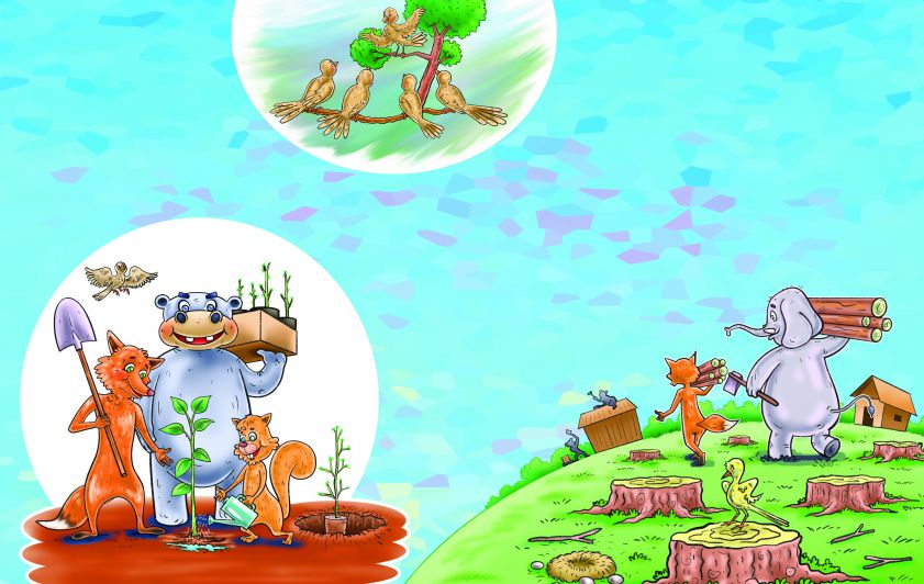 الطيورُ تفقدُ بيوتها