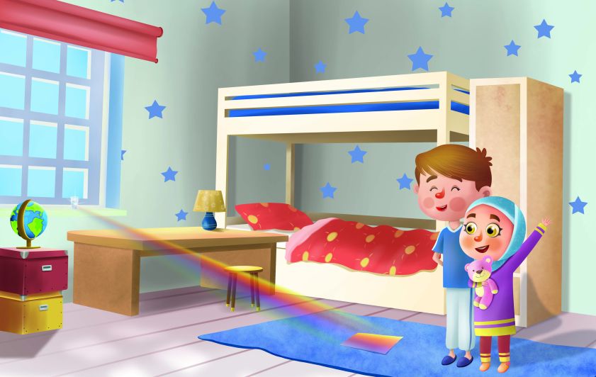 في بيتِنَا قوس قزح