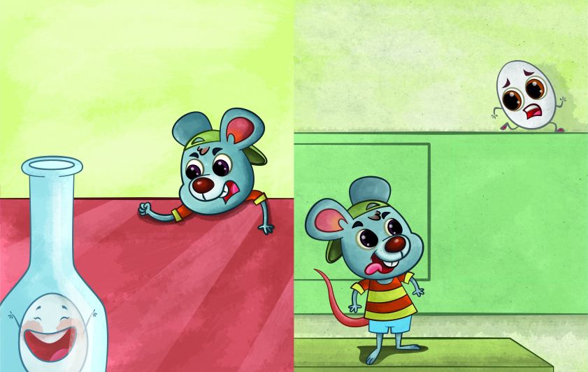 بيضةٌ في زجاجة