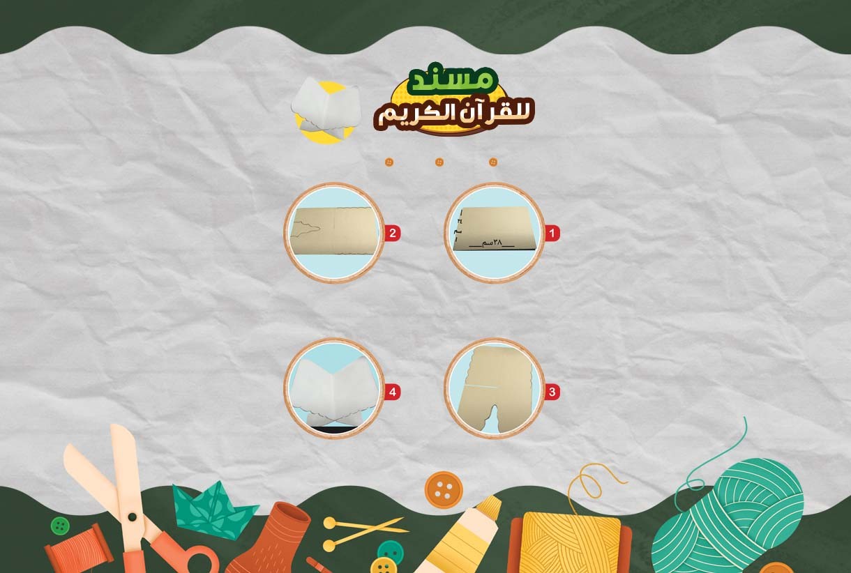 اصنع مسند للقرآن الكريم